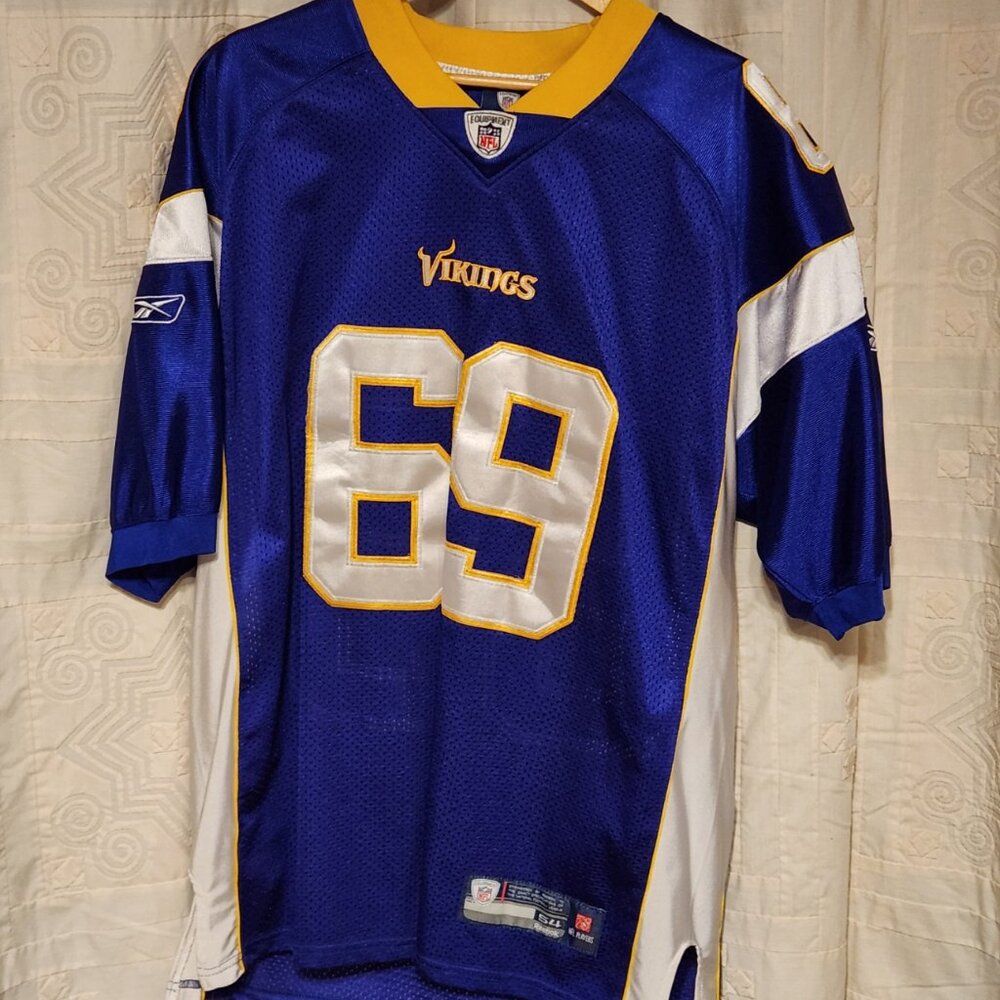 🏈 Jared Allen #69 Reebok OnField Vikings Jersey - Picture 2 of 7